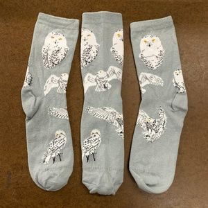 Snowy Owl Socks